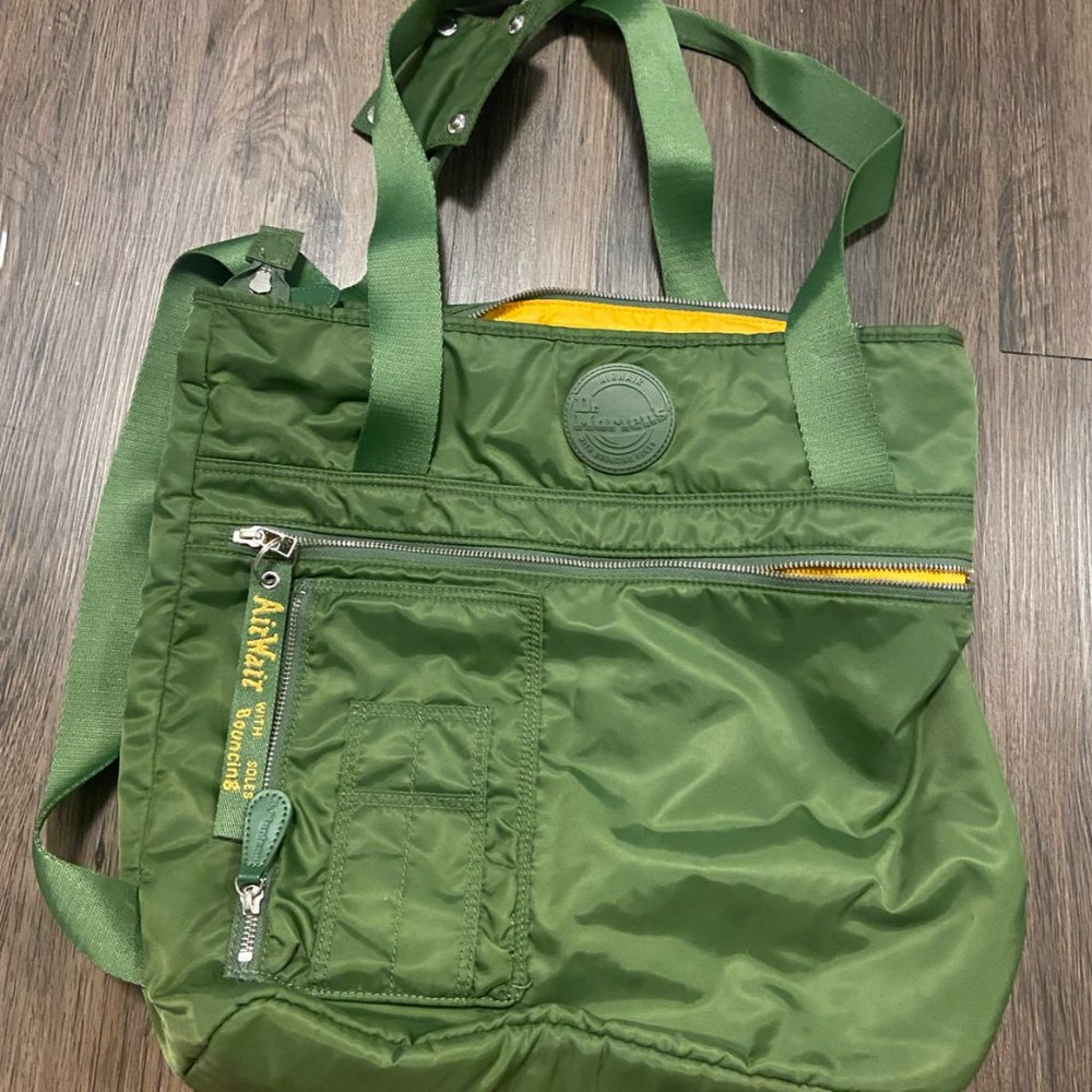 Doc Martens Nylon Green Tote Backpack